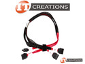 HP RED FLAT DUAL SATA DATA CABLE ASSEMBLY FOR HP PROLIANT BL685C G7 - 16.5 INCH ( 2 ) TWO SERIAL ATA