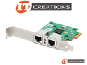 HP / ALLIED TELESIS AT-2911T / 2-901 NIC 1GBE DUAL PORT PCI-E X1 NETWORK INTERFACE CARD - 1GB/S ETHERNET 2-PORT / DP1 ( 2 ) TWO RJ45 PORTS ( RJ-45 ) preview image #0