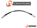 HP EXTERNAL MINI SAS HD 0.5M CABLE - 20 INCH SFF-8644 CONNECTORS ( 16 IN ) IPASS X4 HIGH DENSITY