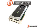 HP NVIDIA QUADRO 6000 GRAPHICS CARD 6GB 448 CUDA CORES MEMORY INTERFACE 384 BIT GDDR5 MEMORY BANDWIDTH 144GB/S PCI-E 2.0 X 16 ( 1 ) ONE DUAL LINK DVI-I ( 2 ) TWO DISPLAYPORTS DP MPC 204W GRAPHICS PROCESSING UNIT GPU VIDEO CARD preview image #0