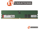 KINGSTON 32GB PC5-44800 DDR5-5600 UNBUFFERED NON ECC 2RX8 CL46 288 PIN 1.1V MEMORY MODULE ( PC5-5600 ) ( UDIMM ) preview image #1