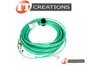 HP AQUA OM3 LC MULTIMODE FIBER OPTIC 15M CABLE - 49.2FT LUCENT CONNECTOR OPTICAL PERFORMANCE 2000MHZ/KM preview image #0