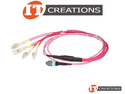 MTP FEMALE TO 4 LC MULTIMODE DUPLEX OM4 FIBER OPTIC BREAKOUT CABLE - LUCENT CONNECTOR preview image #0