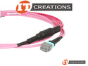 MTP FEMALE TO 4 LC MULTIMODE DUPLEX OM4 FIBER OPTIC BREAKOUT CABLE - LUCENT CONNECTOR preview image #1