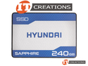 HYUNDAI 240GB TLC SATA III 2.5 INCH SMALL FORM FACTOR SFF 7MM SAPPHIRE 3D TRIPLE LEVEL CELL 6GB/S READS 500MB/S WRITES 400MB/S SOLID STATE HARD DRIVE SSD ( C2S3T/240G ) preview image #1