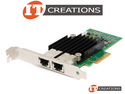 DELL / INTEL X550-T2 CNA 10GBE BASE-T DUAL PORT PCI-E 3.0 X4 CONVERGED NETWORK ADAPTER - X550T2 BT 10GBASE-T 2P 2X10GB ( 2 ) TWO RJ45 CONNECTORS ( RJ- preview image #0