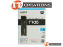 CRUCIAL BY MICRON 2TB 232-LAYER TLC PCIE GEN5 X4 NVME M.2 2280 T705 SERIES 232 LAYER TRIPLE LEVEL CELL NAND READS 14500MB/S WRITES 12700MB/S SOLID STATE DRIVE SSD ( 2000GB ) - KEY M PCI-E 5.0 NON VOLATILE MEMORY EXPRESS 2.0 - NON HEATSINK preview image #0