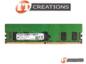CRUCIAL / MICRON 8GB PC4-21300 DDR4-2666V-R REGISTERED ECC 1RX8 CL19 288 PIN 1.20V MEMORY MODULE ( PC4-2666V-R ) preview image #1