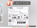 DELL POWER SUPPLY 950W 100-240V 13.0-6.5 50-60HZ 80 PLUS GOLD preview image #2