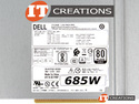 DELL POWER SUPPLY 685W 80 PLUS GOLD preview image #2