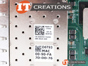 DELL / EMULEX ONECONNECT OCM14104-UX-D RNDC 10GBE QUAD PORT SFP+ RACK NETWORK DAUGHTER CARD - 40GBE MAX THROUGHPUT 4X10GBE SUPPORTS PCI-E 3.0 X8 preview image #2