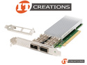 INTEL E810-CQDA2 100GBE DUAL PORT QSFP28 PCI-E 4.0 X16 ETHERNET NETWORK ADAPTER - E810CQDA2 100GB/S / DP100 PCIE GEN ( 16 GT/S ) ( 2 ) TWO QUAD SMALL 