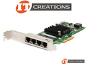 INTEL NETWORK CARD I350-T4 PCI-E 2.1 X4 ( 5.0 GT/S ) 10 / 100 / 1000 ( 4 ) FOUR RJ45 PORT ETHERNET SERVER ADAPTER preview image #0