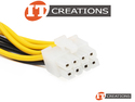 GRAPHICS CARD 8 PIN 12 INCH POWER CABLE - MALE 8P CONNECTOR GPU PWR CBL preview image #1