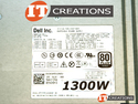 DELL POWER SUPPLY 1300W 80 PLUS GOLD HOT PLUG 100-240V 14.0A 50-60HZ preview image #1