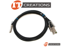 HP X240 40G QSFP+ TO 4X10G SFP+ 3M DIRECT ATTACH COPPER SPLITTER CABLE - ( 1 ) ONE QUAD SMALL FORM FACTOR PLUGGABLE PLUS QSFP+ 40GB/S TO ( 4 ) FOUR SMALL FORM FACTOR PLUS SFP+ 10GB/S preview image #0