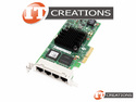 DELL INTEL I350-T4 4P GIGABIT PCI-E 2.1 X4 ( 5.0 GT/S ) QUAD PORT ETHERNET ADAPTER - ( 4 ) FOUR RJ45 PORTS preview image #0