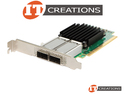 MELLANOX CONNECTX-4 DUAL PORT EDR 100GB/S INFINIBAND / 100GBE ETHERNET PCI-E 3.0 X16 QSFP28 VPI NETWORK ADAPTER ( NVIDIA ) - ENHANCED DATA RATE IB MODEL CX456A 100GB/S ETHERNET 2-PORT / 100QSFP 2P / DP100 ENHANCED DATA RATE INFINIBAND / DP100 ( 2 ) TWO QUAD SMALL FORM FACTOR PLUGGABLE QSFP TRANSCEIVER SLOTS