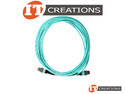 AXIOM MPO FEMALE 12 FIBERS MULTIMODE OM4 50 / 125 5M CABLE - AQUA MULTI FIBER PUSH ON preview image #0