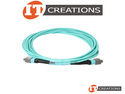 AXIOM MPO FEMALE 12 FIBERS MULTIMODE OM4 50 / 125 5M CABLE - AQUA MULTI FIBER PUSH ON preview image #1