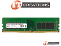 MICRON 16GB PC4-21300 DDR4-2666V-U UNBUFFERED NON ECC 2RX8 CL19 288 PIN 1.20V MEMORY MODULE ( PC4-2666V-U ) preview image #1