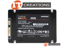 SAMSUNG 500GB V-NAND MLC SATA III 2.5 INCH SMALL FORM FACTOR SFF SSD 860 EVO 3BIT VNAND MULTI LEVEL CELL 6GB/S SATA3 READS 550MB/S WRITES 520MB/S SOLID STATE HARD DRIVE - MJX CONTROLLER preview image #2
