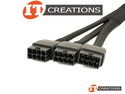 HP 16 PIN  TO X3 8 PIN GPU POWER CABLE ADAPTER- 12VPHWR ( 1 ) ONE 12P+4P ( 12+4P - MALE ) TO ( 3 ) THREE 8P CONNECTORS ( FEMALE ) preview image #3