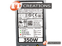 DELL POWER SUPPLY 350W 100-240V 4.8-2.4A 50-60HZ 80 PLUS PLATINUM HOT PLUG preview image #2