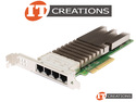 DELL / INTEL X710-T4 CNA 10GBASE-T QUAD PORT PCI-E 3.0 X8 CONVERGED NETWORK ADAPTER - X710T4 10GB/S ETHERNET 4-PORT / 10GBE 4P / QP10 PCIE GEN3 ( 8 GT/S ) ( 4 ) FOUR RJ45 CONNECTORS ( RJ-45 ) preview image #0
