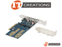 10GTEK PCIE 3.0 TO PCIE NVME M.2 ADAPTER CARD - PCI-E GEN3 X8 ( 2 ) TWO KEY M INTERFACES ( SUPPORTS 2280 / 2260 / 2242 / 2230 ) preview image #1