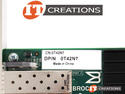 DELL / BROCADE 1020 CNA 10GBE DUAL PORT SFP+ PCI-E 2.0 X8 ETHERNET CONVERGED NETWORK ADAPTER - 10GB/S 2P ( 2 ) TWO SMALL FORM FACTOR PLUGGABLE PLUS TRANSCEIVER SLOTS preview image #2