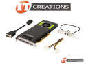 PNY NVIDIA QUADRO P4000 PASCAL GPU 8GB 1792 CUDA CORES MEMORY INTERFACE 256 BIT GDDR5 MEMORY BANDWIDTH 243GB/S PCI-E 3.0 X16 ( 4 ) FOUR DISPLAYPORTS D preview image #0