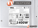 DELL POWER SUPPLY 1400W 180.1-264VAC 80 PLUS GOLD preview image #2