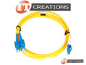 BEYONDTECH LC TO SC FIBER OPTIC PATCH CORD CABLE - 80.5 INCH ( 77.5 IN ) LUCENT CONNECTOR TO DUAL CONTACT CONNECTOR preview image #0