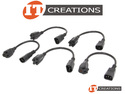 CABLECREATION 5 PACK POWER CORD NEMA 5-15R TO C14 1FT - 0.3M 5-15R-C14 preview image #0