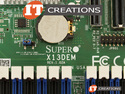 SUPERMICRO MOTHERBOARD - SYSTEM BOARD - ( 2 ) TWO FCLGA4677 SOCKETS ( COMPATIBLE WITH 5TH GEN / 4TH GEN INTEL XEON SCALABLE PROCESSORS - EMERALD RAPIDS / SAPPHIRE RAPIDS ) ( 32 ) THIRTY TWO DDR5 DIMM SLOTS - NO GPU POWER CONNECTORS ( MBD-X13DEM-P ) preview image #4