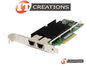 INTEL X540-T2 CNA 10GBE DUAL PORT PCI-E 2.0 X8 ETHERNET CONVERGED NETWORK ADAPTER - ( 2 ) TWO RJ45 CONNECTORS preview image #0
