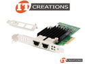 INTEL X550-T2 CNA 10GBE DUAL PORT BASE-T ETHERNET CONVERGED NETWORK ADAPTER - 10GB/S PCI-E 3.0 X4 ( 2 ) TWO RJ45 CONNECTORS ( RJ-45 ) preview image #0