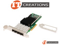 INTEL X710-DA4 CNA 10GBE QUAD PORT SFP+ PCI-E 3.0 X8 CONVERGED NETWORK ADAPTER - X710DA4 10GB/S ETHERNET 4-PORT / 4X10GB 4P / QP10 SUPPORTS ( 4 ) FOUR SMALL FORM FACTOR PLUGGABLE PLUS TRANSCEIVER SLOTS