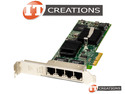 DELL / INTEL PRO/1000 VT 1GBASE-T QUAD PORT PCI-E X4 NETWORK CARD - PRO / 1000 IIRC BASED 82575 CHIP 10 / 100 / 1000BASE-T / 1GB/S ETHERNET 4-PORT / 1GBE 4P / QP1 ( 4 ) FOUR RJ45 CONNECTORS ( RJ-45 ) preview image #0