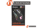 GIGABYTE AORUS M5 GAMING MOUSE - RGB FUSION 16.7M COLORS / REAL 16000 DPI / OPTICAL / 400IPS / 50G ACCELERATION MAX 1000HZ preview image #0