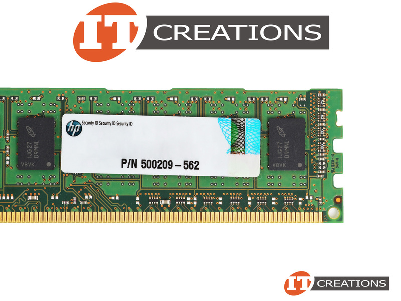 HP 2GB PC3-10600E DDR3-1333 UNBUFFERED ECC 2RX8 MEMORY MODULE