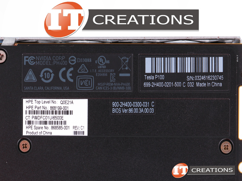 HP NVIDIA TESLA P100 PASCAL GPU ACCELERATOR PCIE 16GB